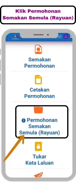 Klik-Permohonan-Semakan-Semula